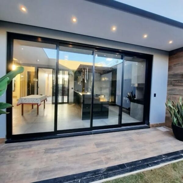 LEOLA Patio Heavy Duty Lift Slide Door Thermal Break Aluminium Double ...